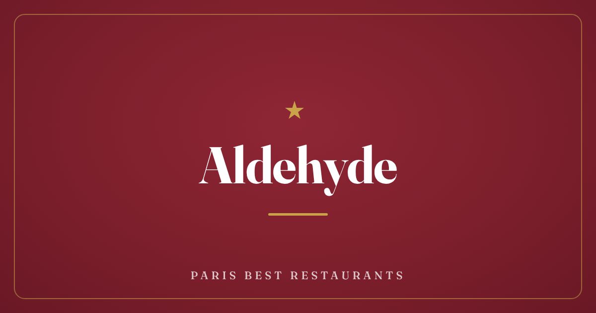 Aldehyde