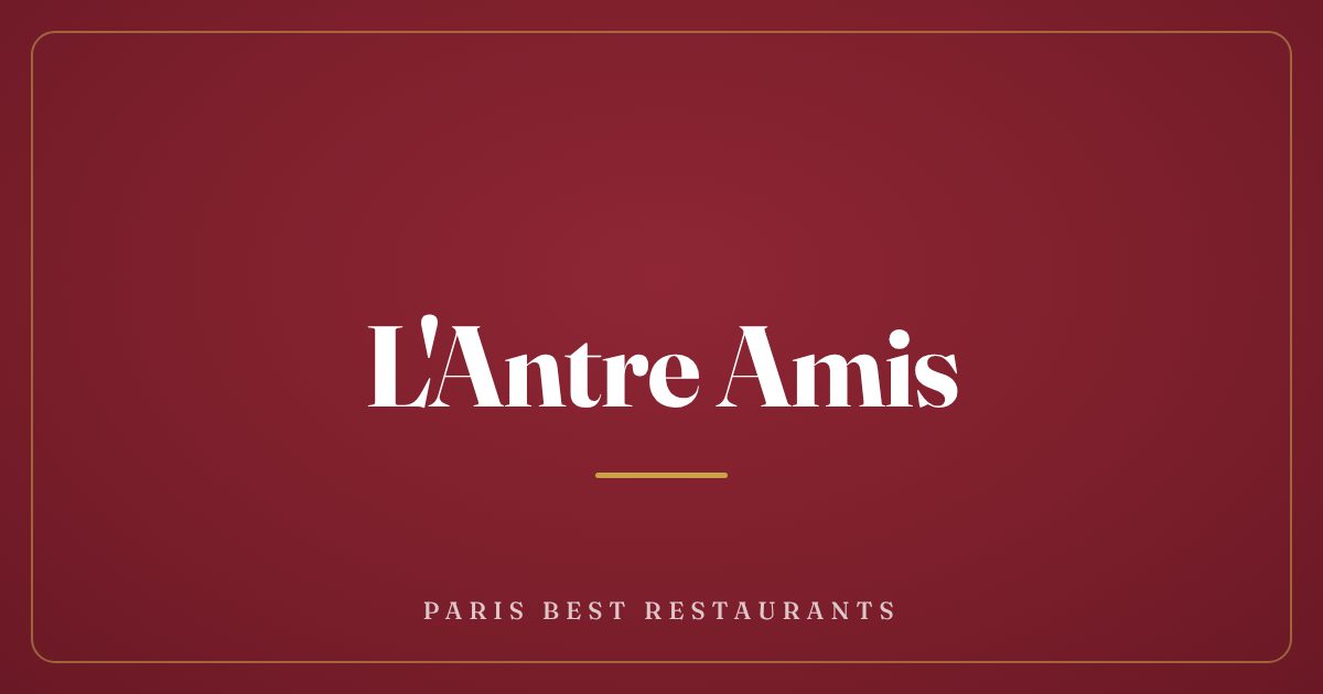 L'Antre Amis