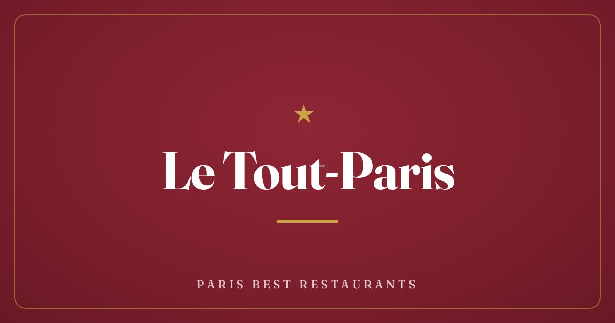 Le Tout-Paris