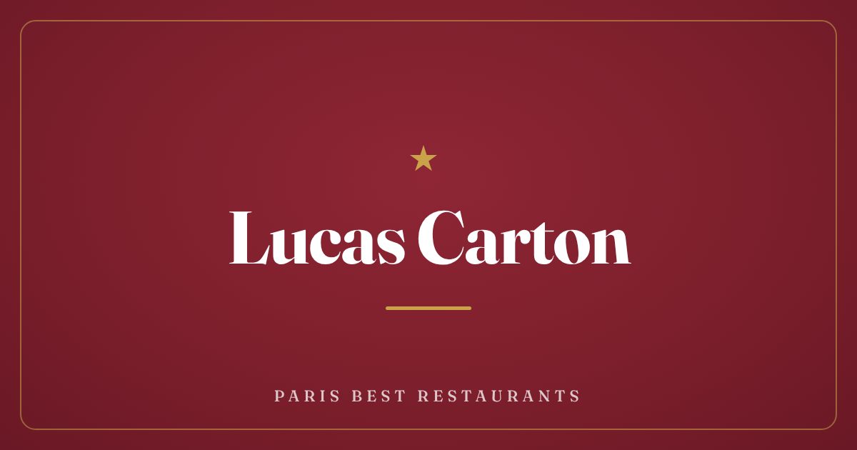 Lucas Carton
