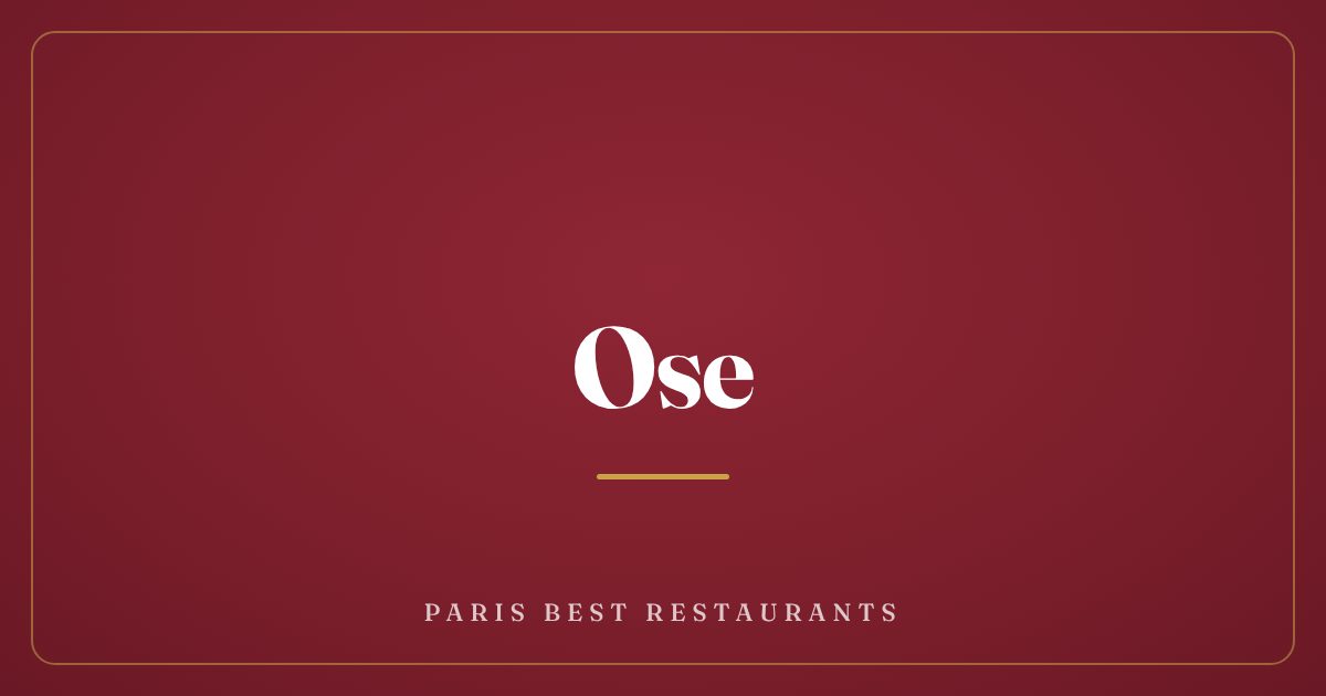 Ose