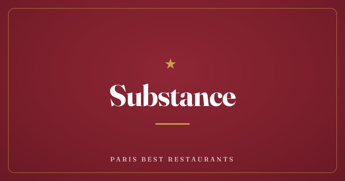 Substance